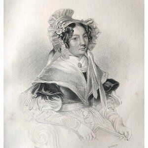 1844 Jessie Lewars Engraving Victorian Scotland Robert Burns Nurse DWSS20